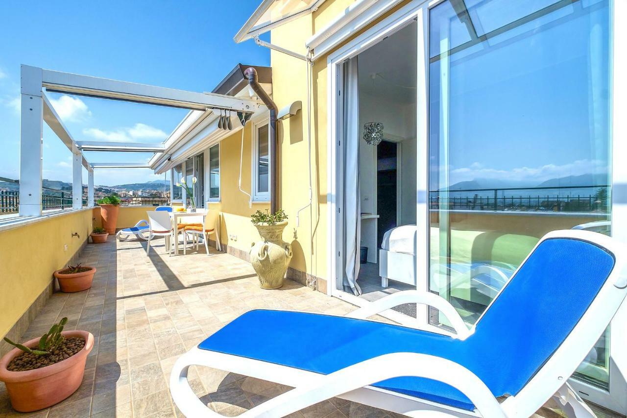 Апартаменти Solemar Sicilia - Casa Panorama Санта-Флавія Екстер'єр фото
